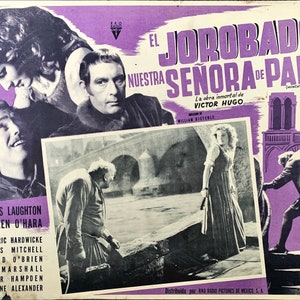 Hunchback of Notre Dame - 2x Lobby Cards - MX