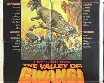 Valley of Gwangi (1969) One Sheet Movie Poster - Ray Harryhausen