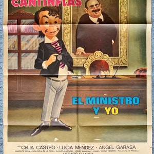 Cantinflas - El Ministro y Yo (1976) One Sheet Movie Poster - MX, Cantinflas