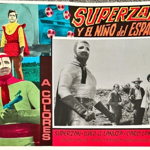 Superzan y el Nino del Espacio (1972) 8x Lobby Cards - MX
