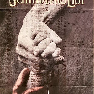 Schindlers List (1993) One Sheet Movie Poster - Spielberg