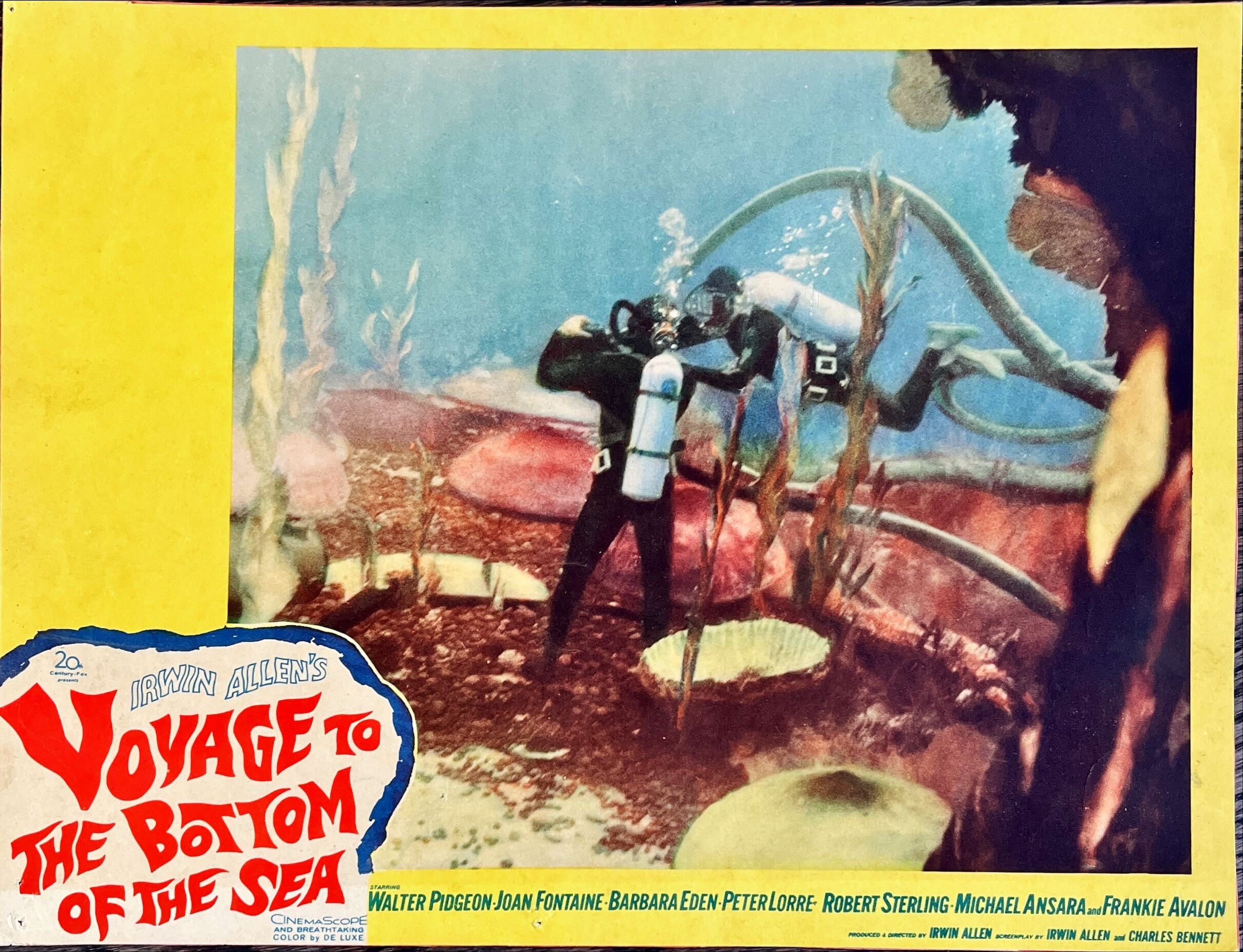 Voyage to the Bottom of the Sea Trimmed Lobby Card, 1961 Walter