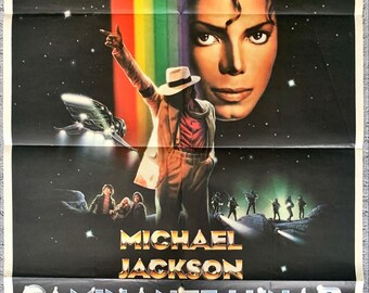 Moonwalker (1988) One Sheet Movie Poster - Michael Jackson, ARG