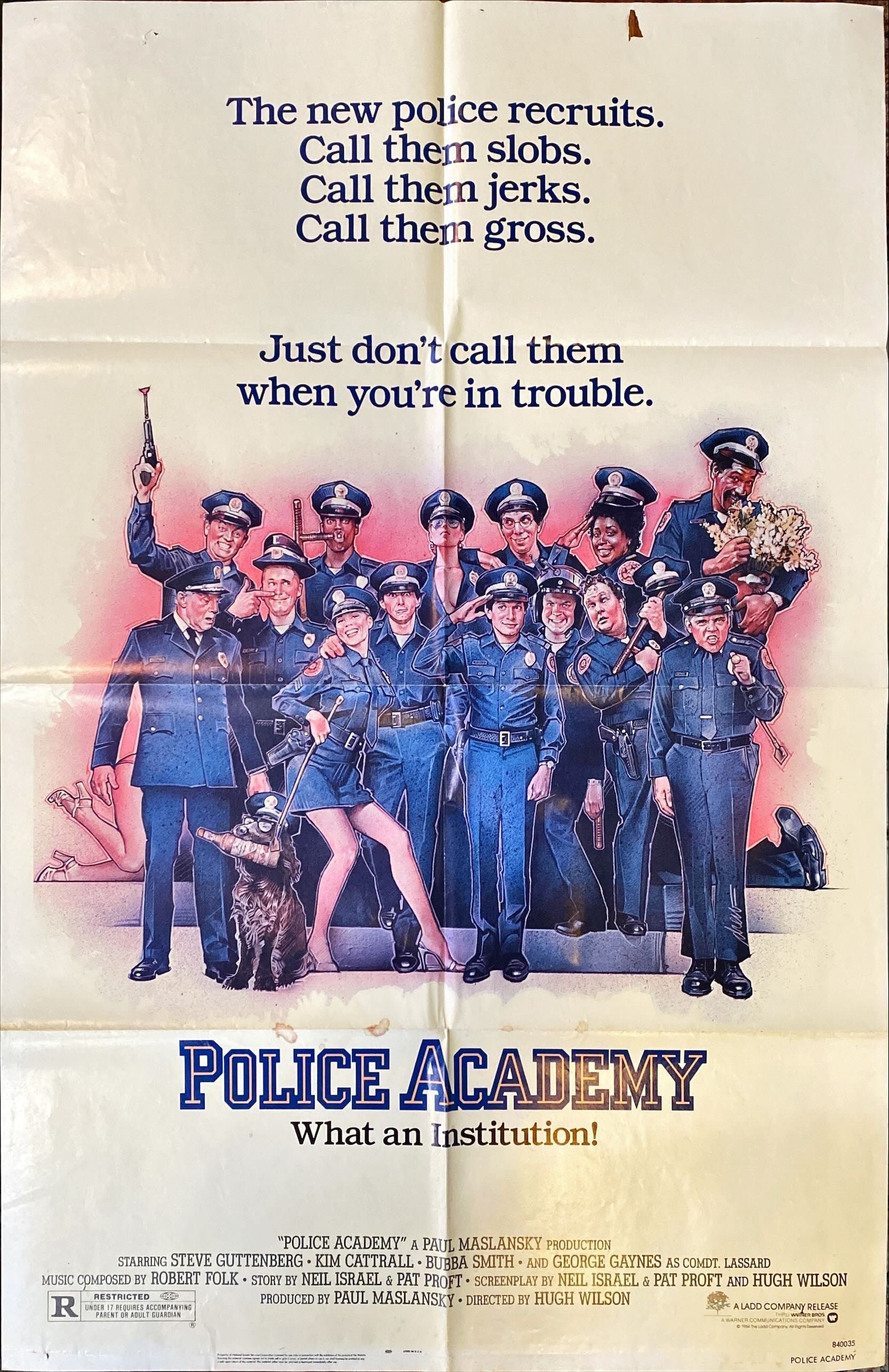 Police Academy 4 Nike Air Jordan 1987 Giclée Poster 