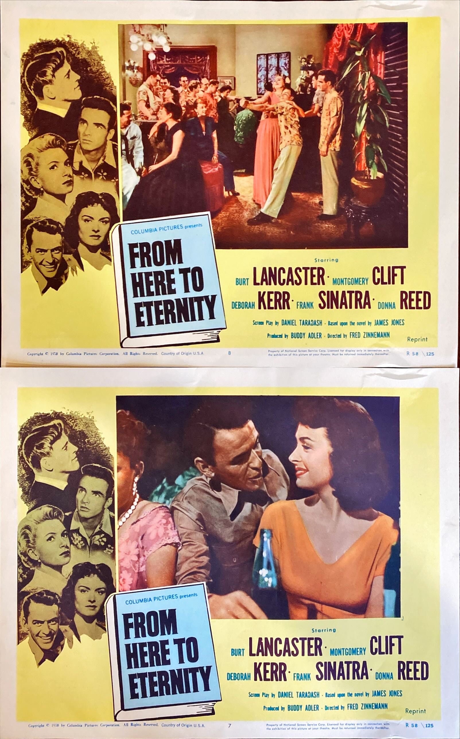 From Here to Eternity 1953 2x Lobby Cards - Etsy