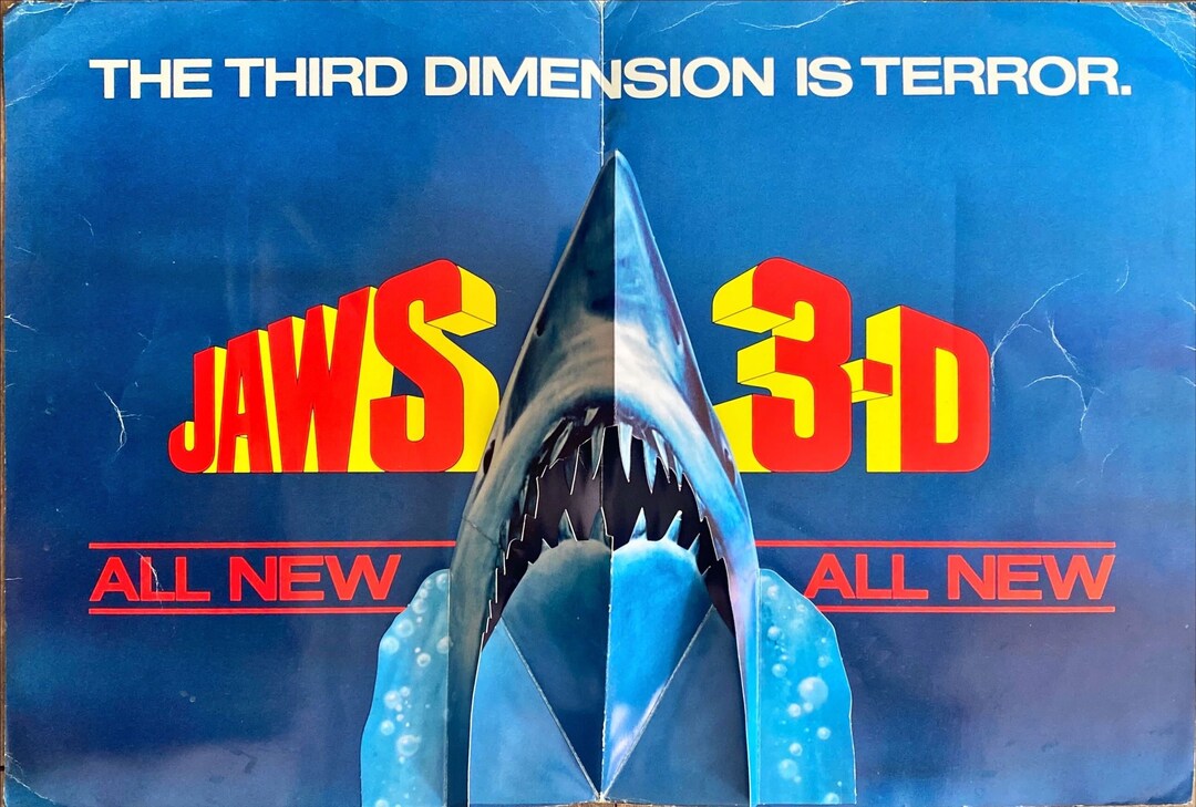 新品】ジョーズ JAWS 映画ポスター 3Dスタチュー - メルカリ