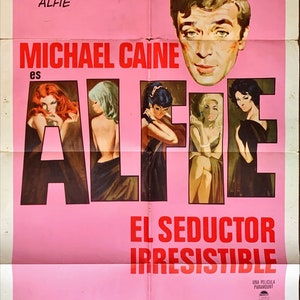 Alfie,Spanish language 1sh 1966, Michael Caine