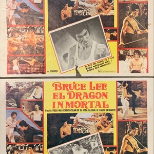 Bruce Lee: Der unsterbliche Drache, 2 mexikanische Lobby Card,