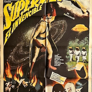 Superzan el Invencible (1971) Original Mexican Movie Poster