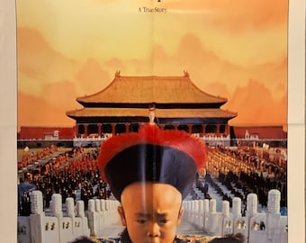 Last Emperor, 1sh 1987 Bernardo Bertolucci epic, great image of young emperor w/army