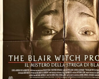 ブレア・ウィッチ・プロジェクト イタリア映画ポスター、1999年 ホラー