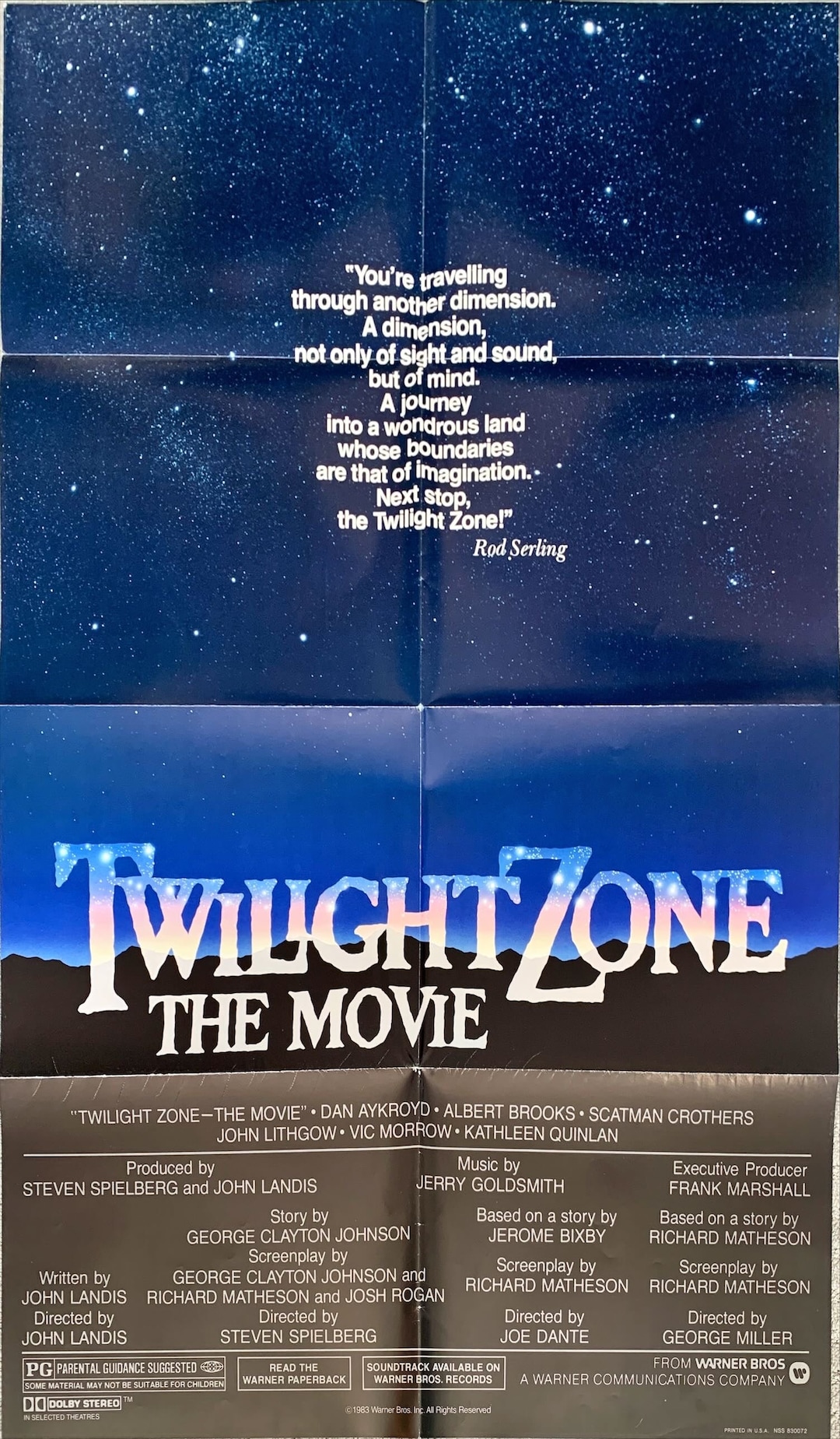 twilight-zone-the-movie-1983-original-one-sheet-poster-spielberg-horror