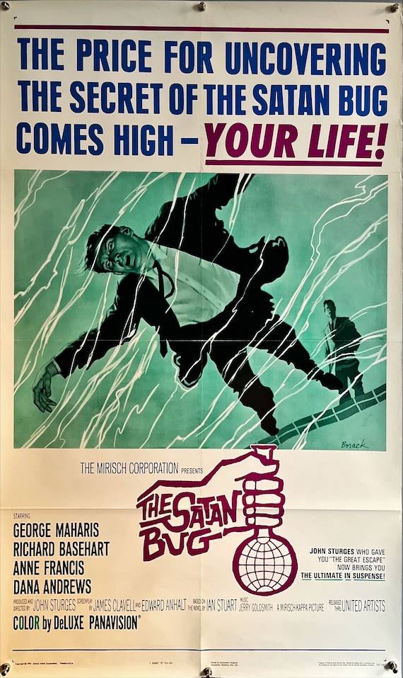 The Satan Bug, 1965 Sci-fi Movie Poster - Etsy Norway
