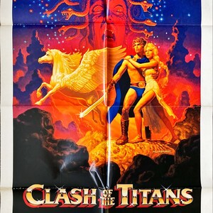 Clash of the Titans Original 1981 Japanese B2 Movie Poster