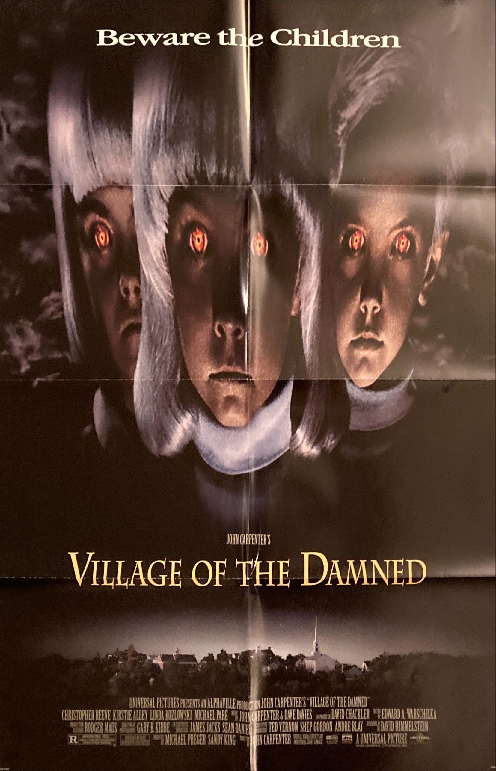 2281 Village of the Damned Advance 1sh 1995 John Carpenter - Etsy, image size:1655x2573