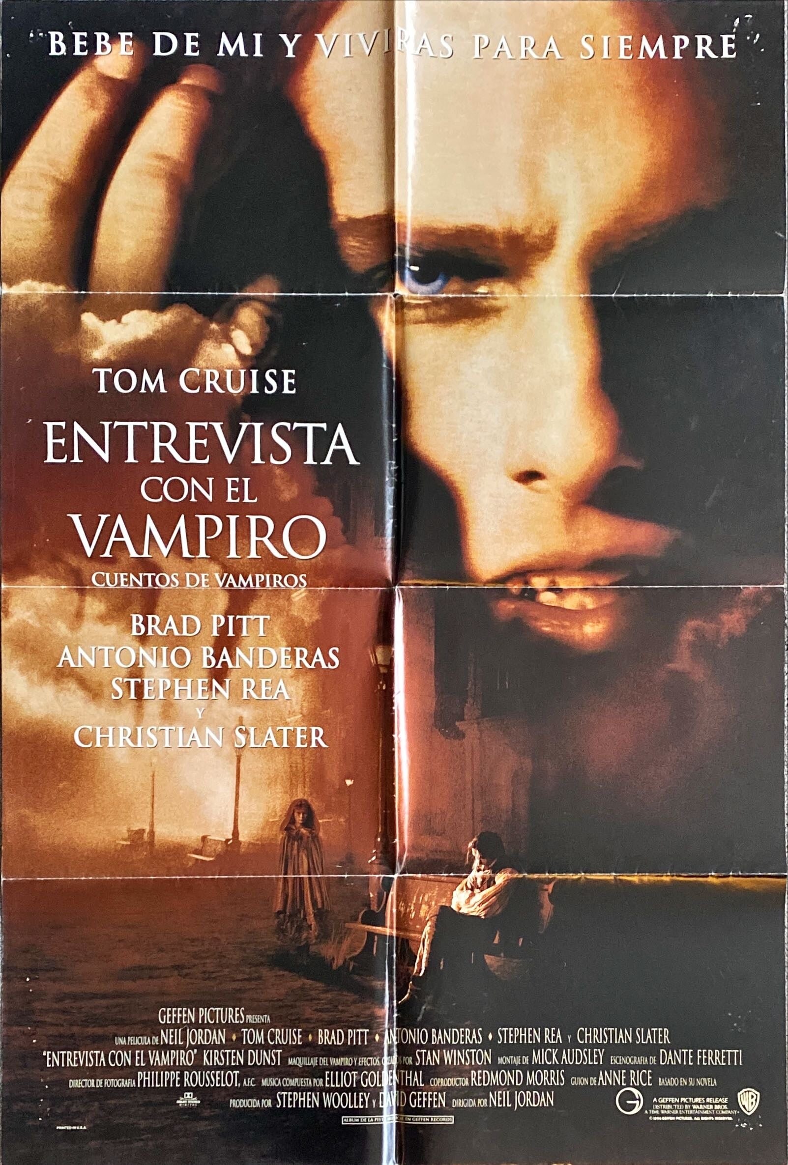1135 INTERVIEW WITH THE Vampire 1sh 1994 Intl Style Spanish