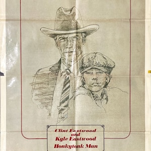 906 HONKYTONK MAN 1sh 1982 - Clint Eastwood