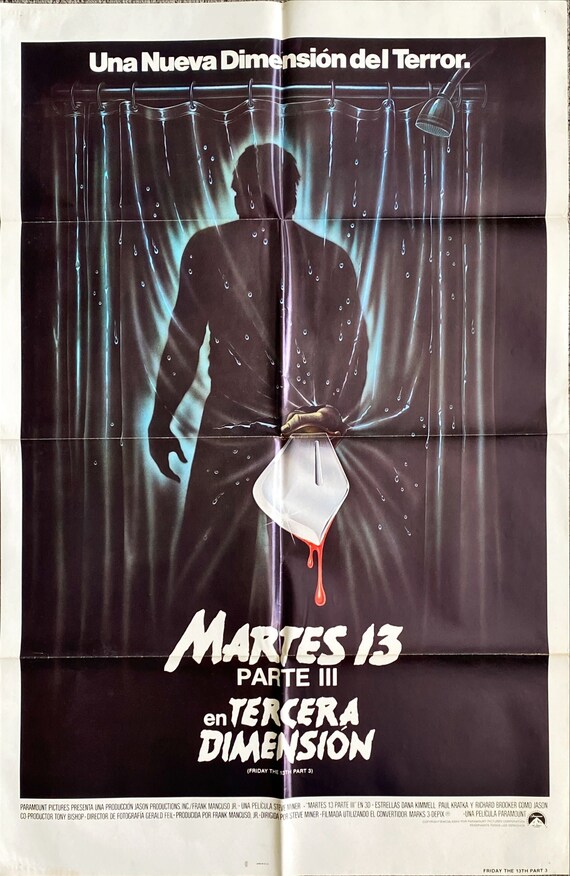 Friday the 13th Part III-3D (1982) One Sheet Movie Poster
