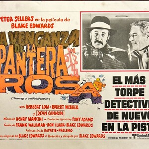 Revenge of the Pink Panther (1978) Original Mexican Lobby Card set X5
