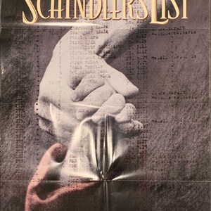 Schindlers List (1993) One Sheet Movie Poster - Spielberg