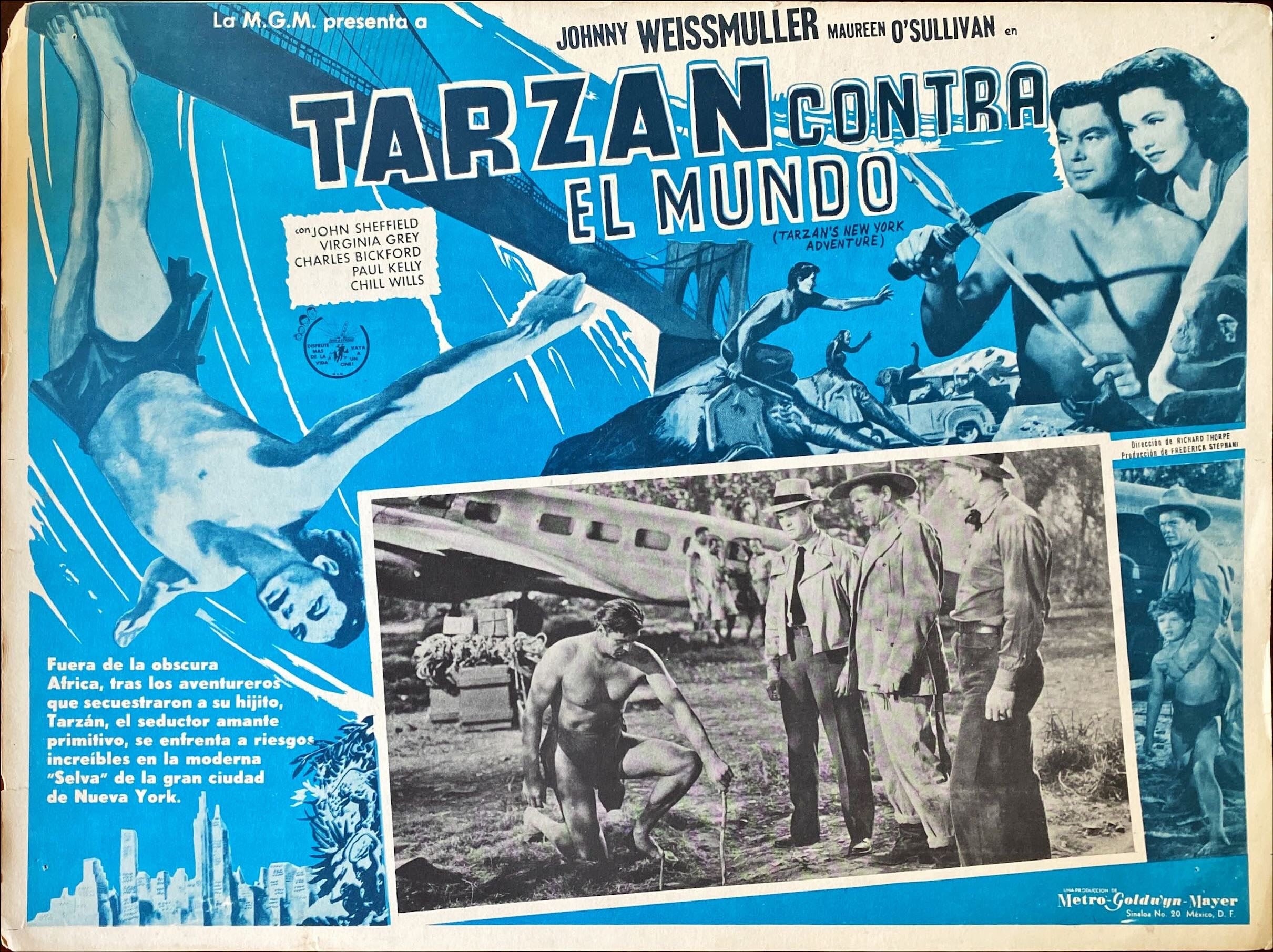 Tarzan's New York Adventure Mexican Lobby Card
