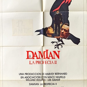 1406 DAMIEN OMEN II  int&#39;l Spanish language 1sh &#39;78