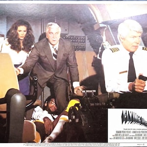 Cartões de lobby internacionais do AVIÃO 4 1980