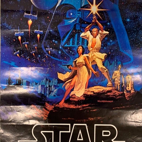 Star Wars (Factors) special poster '77 George Lucas classic sci-fi, art by Greg & Tim Hildebrandt