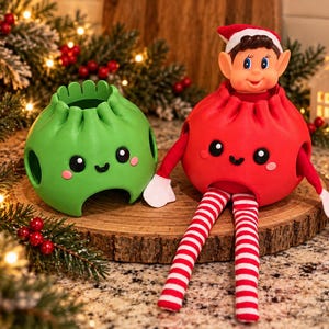 Elf Dumpling Costume | Elf Doll Outfit | Cute Dumpling Prop | Elf Doll Accessories | Christmas Gift