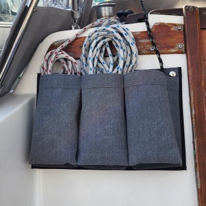 Halyard Bag, Sail Winch Rope Storage, Sheet Bag, Sail Bag, Garden Bag, Nautical Rope Bag, Organizer for Small Spaces
