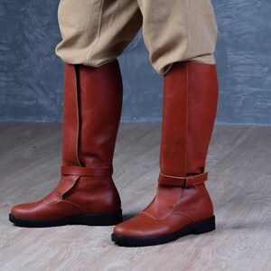 Obi-Wan leather boots; making to order, using your own measurements; jedi cosplay high-quality Star Wars cosplay boots