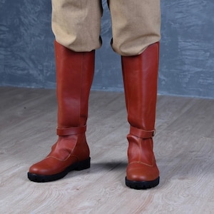 Obi-Wan boots MADE TO ORDER/vintage style leather cosplay custom footwear