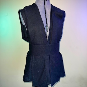 Luke Skywalker black vest / jedi cosplay costume