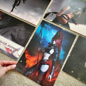 Dark Eldar Cosplay Druck / Fantasy Foto Kunst Poster