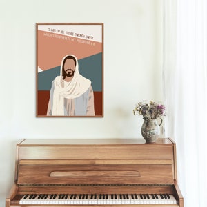 2023-LDS-Youth-Theme-Jesus-Abstract-18x24 Inch Digital Download
