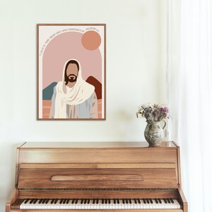 2023-LDS-Youth-Theme-Jesus-Pink-Colorful-18x24 Inch Digital Download (Many Colors)
