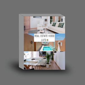 11 C-Log Filter  LUTs for Real Estate Video Editing, Cinematic Cube for Enhanced
