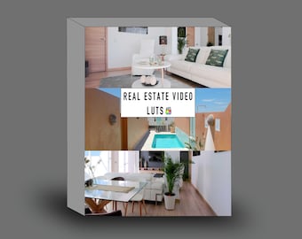 11 LUT de filtre C-Log pour le montage vidéo immobilier, cube cinématographique pour