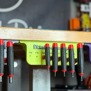 Under-Shelf T-Handle Wrench Holder for Craftsman Allen/Torx - Metric, SAE, Torx | Free Shipping