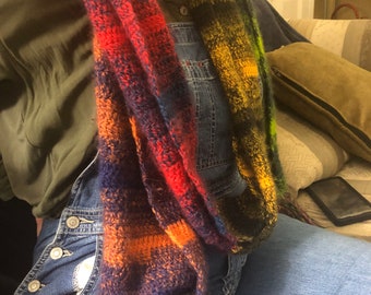 Rainbow scarf