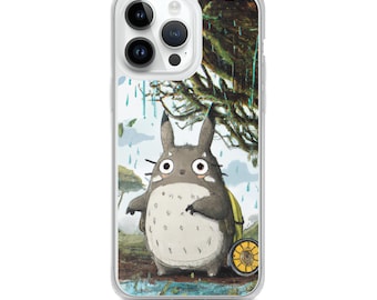 Totoro Wet in the Woods iPhone Case