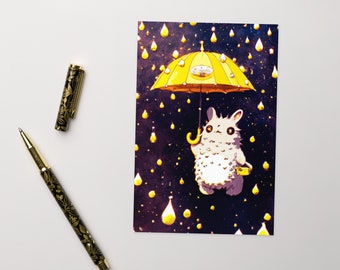 Totoro Yellow Rain Card