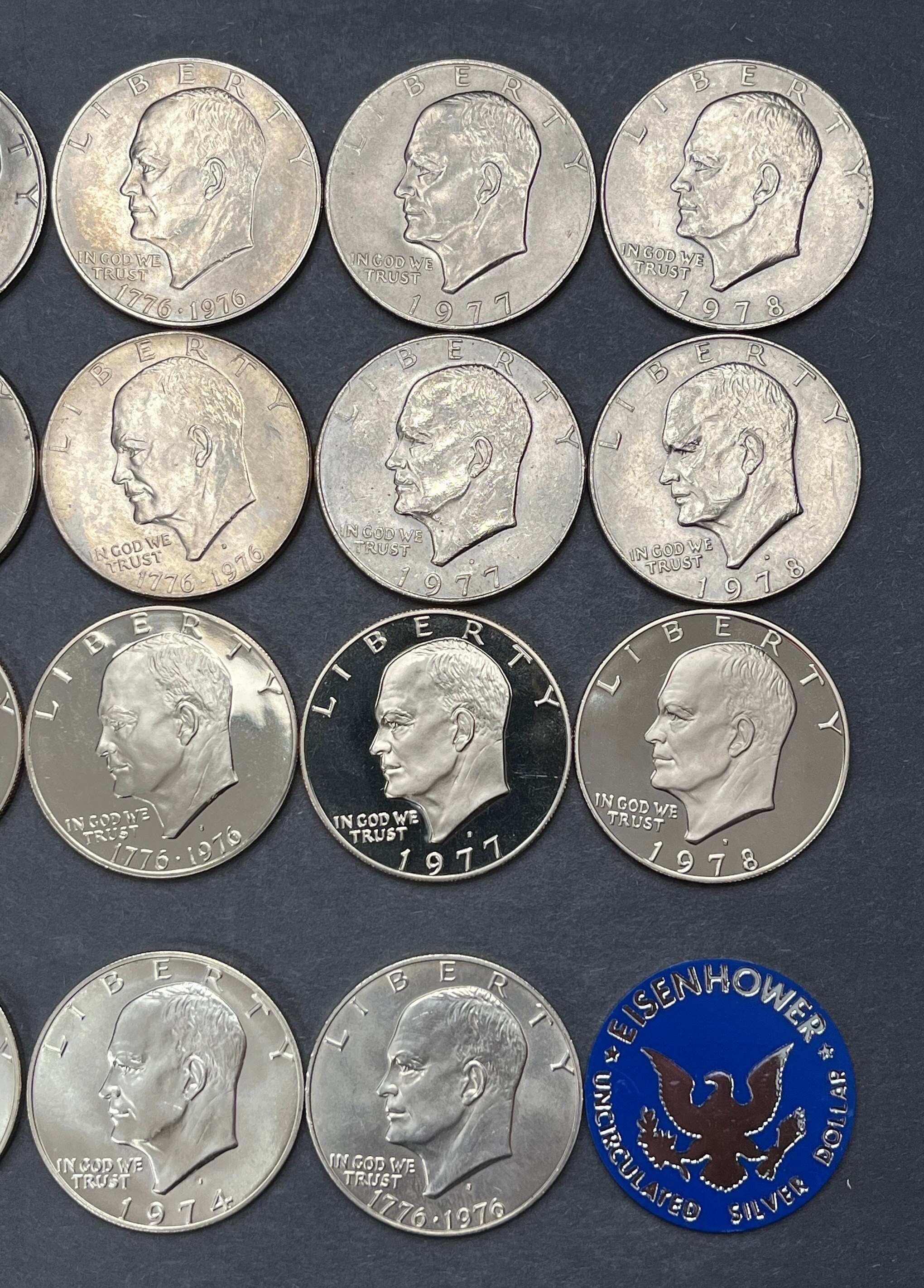 1971 1978 Eisenhower Dollar - Eisenhower Dollar Wikipedia - KQSHG
