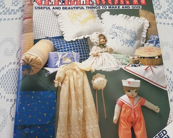 CLEARANCE Needlework Useful Things to Make and Give Craft Book, Vintage 90s
