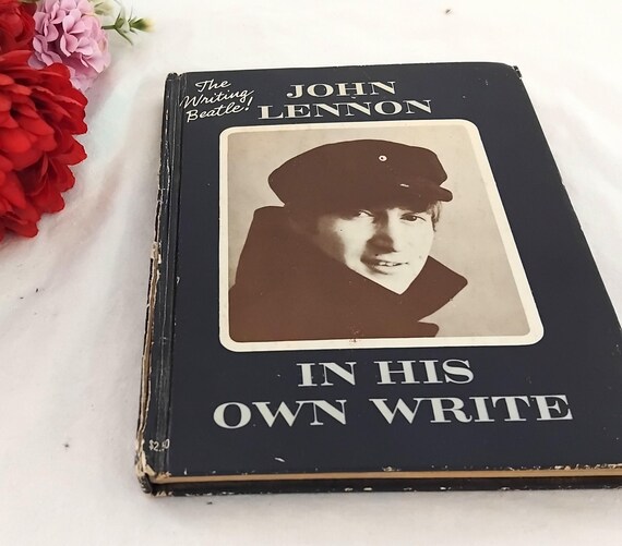 John Lennon in His Own Write Book, 1964 Ed, Hardcover, Good Used