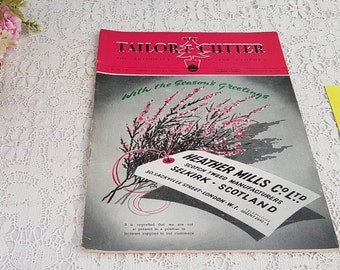 Vintage December 1948 English Tailor and Cutter Trade Magazine