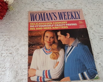 Vintage Mai 1978 Englisch Womans Weekly Magazine, Patterns Fiction Fashion