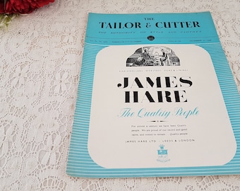 Vintage December 1948 English Tailor and Cutter Trade Magazine