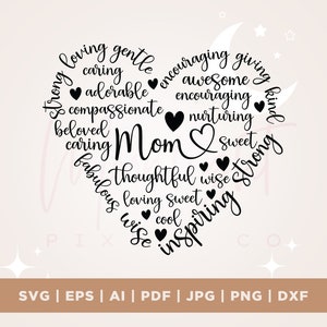 Mutter svg, Mom Herz svg, Mom svg, Shirt, Mama svg, Herz svg, Muttertag svg, Typografie svg, SVG, PNG Cricut, Png, svg, Sublimation