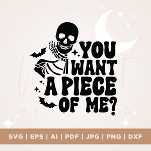 Willst du ein Stück von mir svg, jungen halloween shirt, Thanksgiving svg, Cricut, svg, Png, Sublimation, Cricut, Halloween, Skelett svg, Herbst Shirt